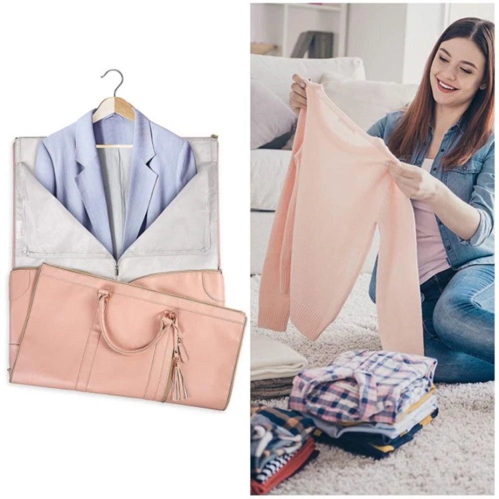 Foldable women's travel bag