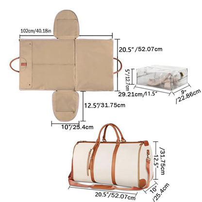 Foldable women's travel bag